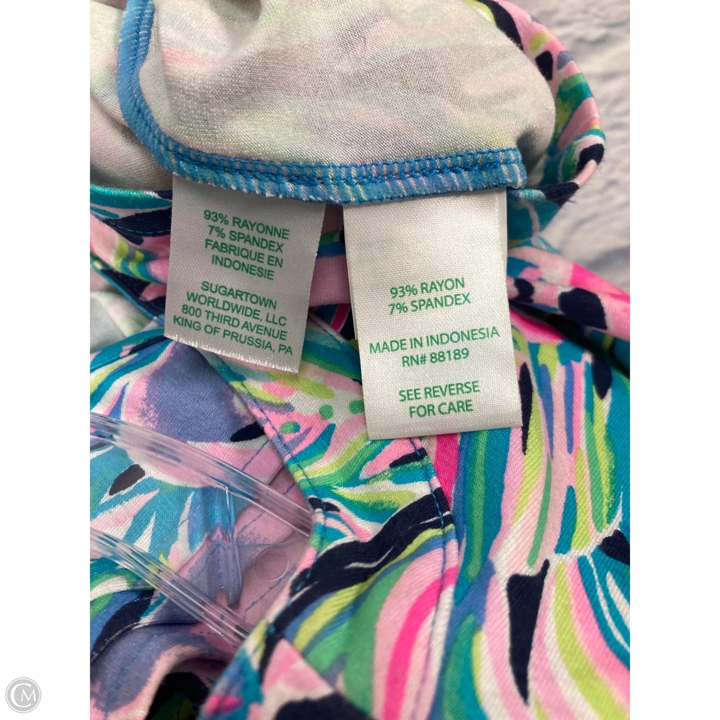 Dress Designer By Lilly Pulitzer In Blue & Pink, Size: S
