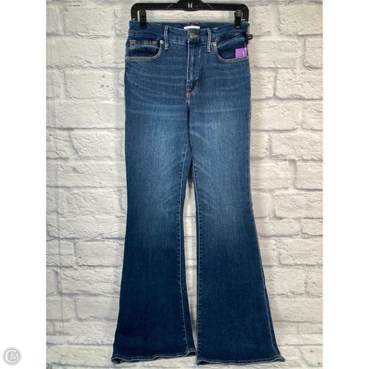 Jeans Boot Cut By Good American In Blue Denim, Size: 6