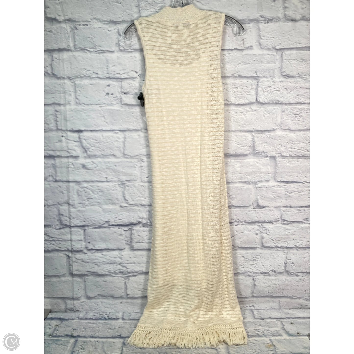 Dress Casual Maxi By Callahan In Cream, Size: S