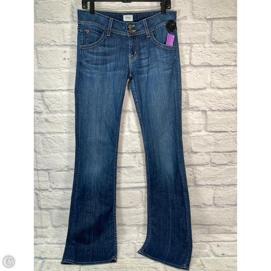Jeans Boot Cut By Hudson In Blue Denim, Size: 8