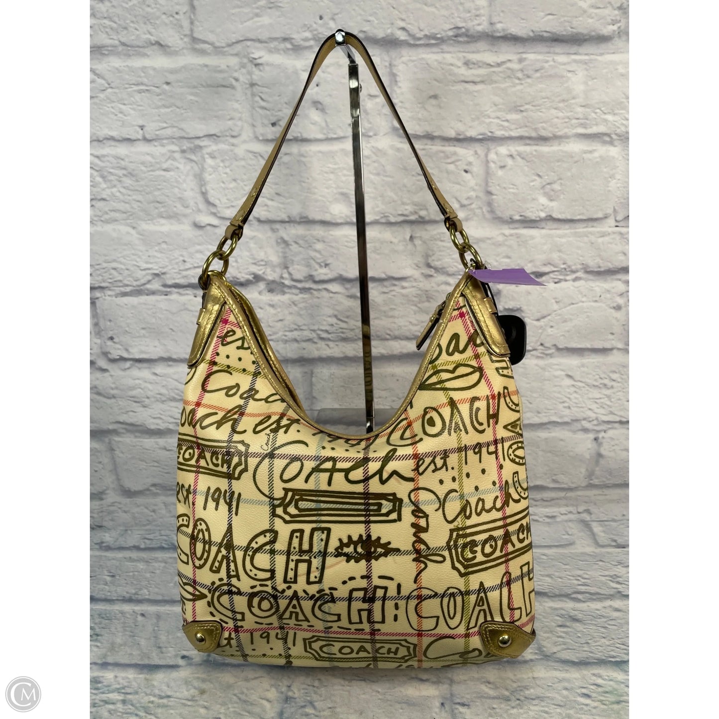 Handbag Designer By Coach, Size: Medium
