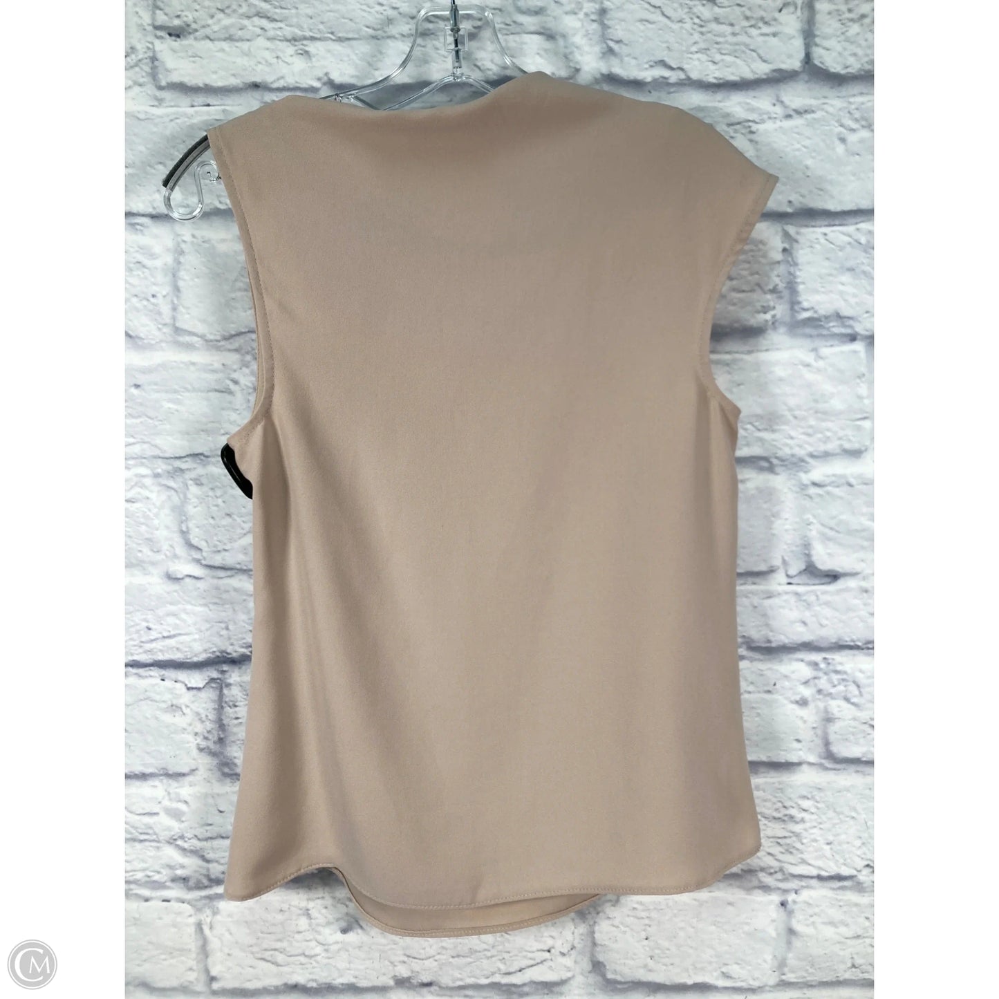 Blouse Sleeveless By Trina Turk In Cream, Size: S