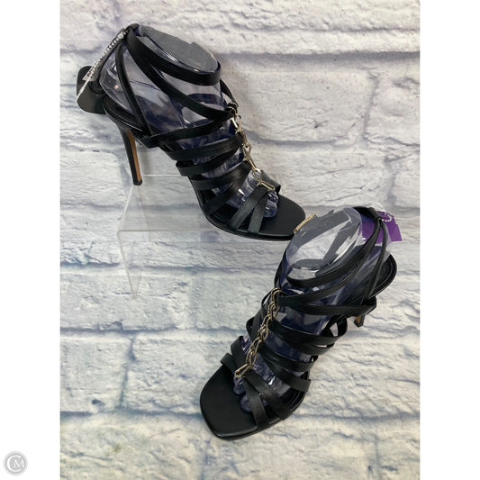 Sandals Heels Stiletto By Vince Camuto In Black, Size: 8.5
