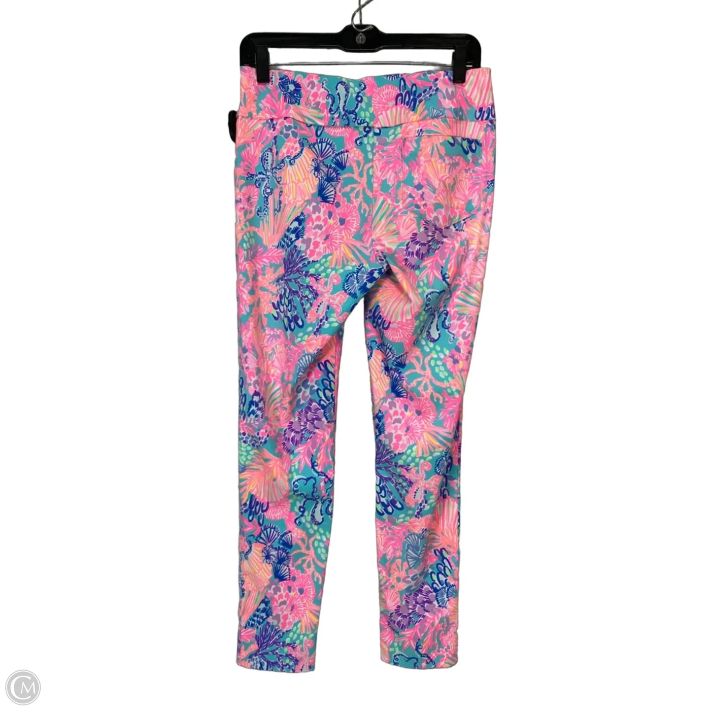 Pants Designer By Lilly Pulitzer In Blue & Pink, Size: 4