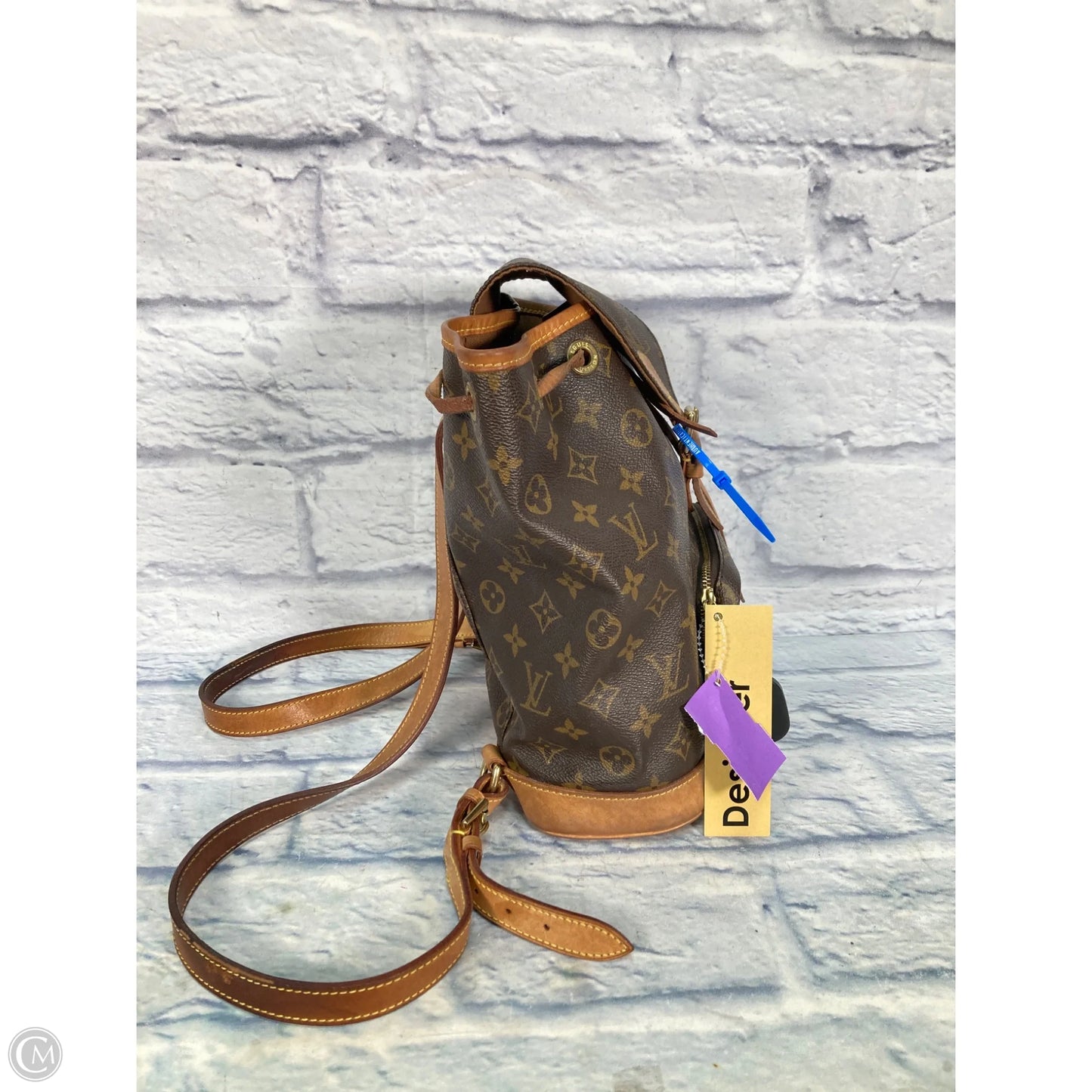 Backpack Luxury Designer By Louis Vuitton, Size: Medium