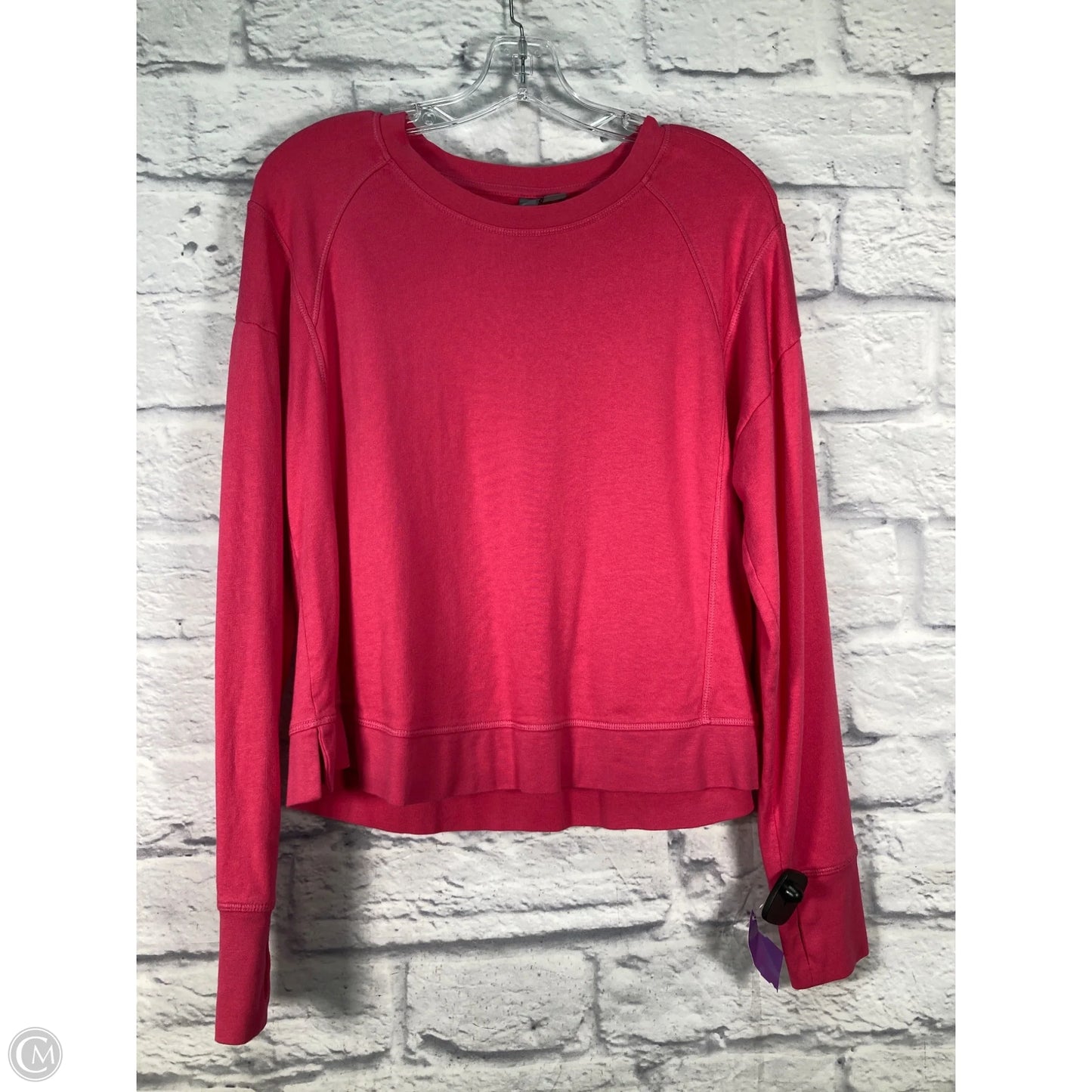 Athletic Sweatshirt Crewneck By Sweaty Betty In Pink, Size: M