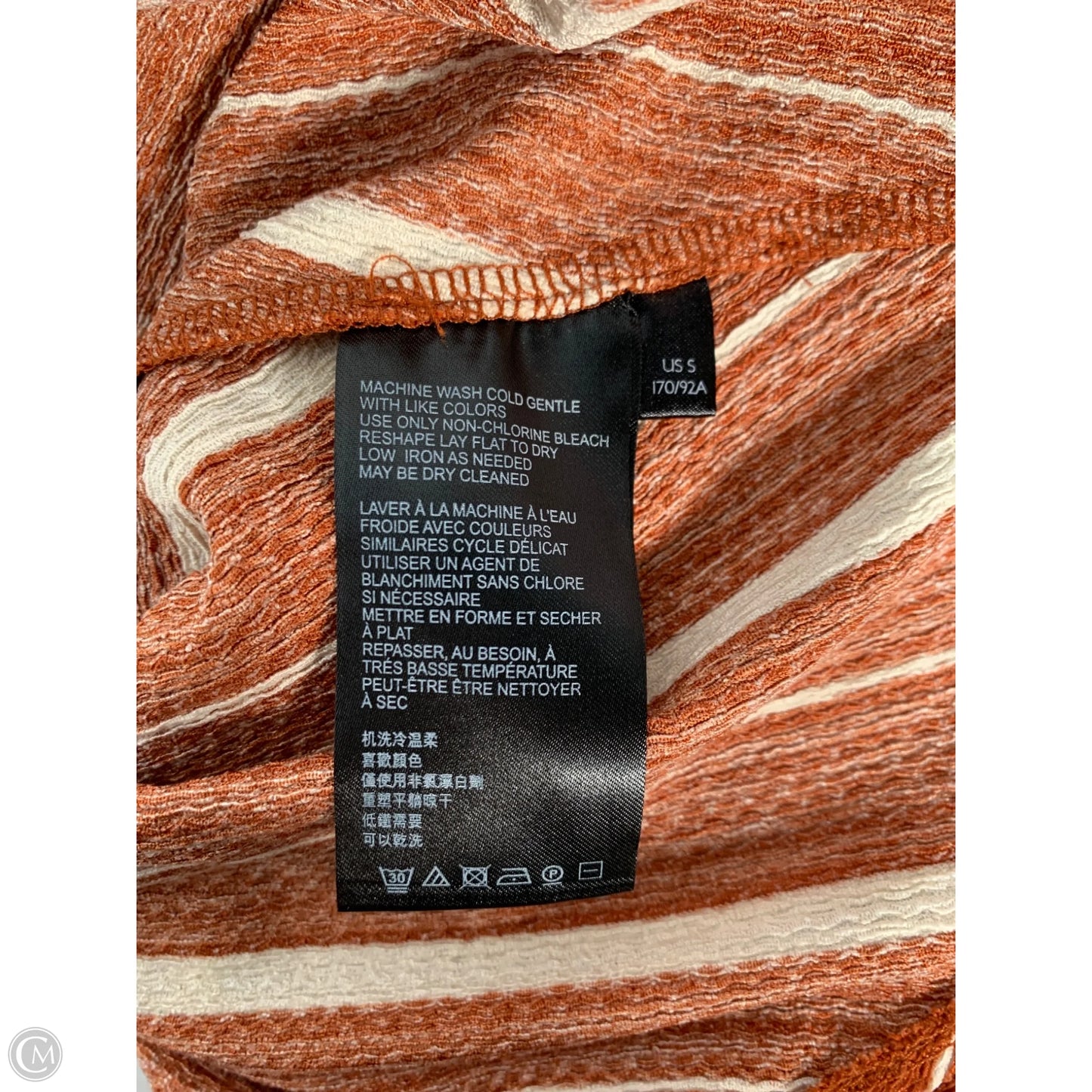 Top Short Sleeve By Anthropologie In Brown, Size: S