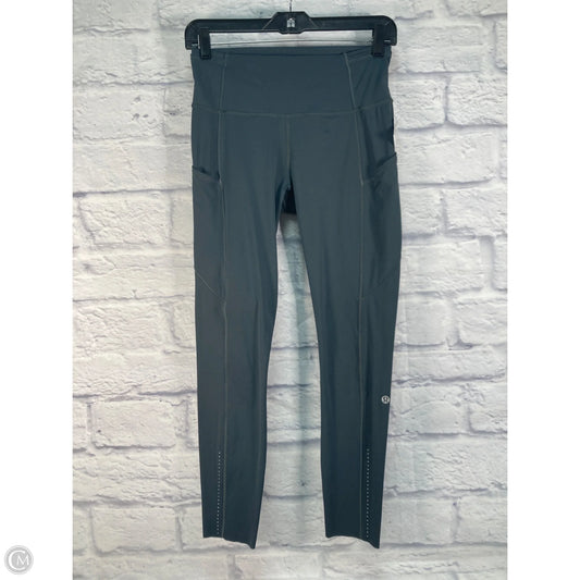 Athletic Leggings By Lululemon In Grey, Size: S
