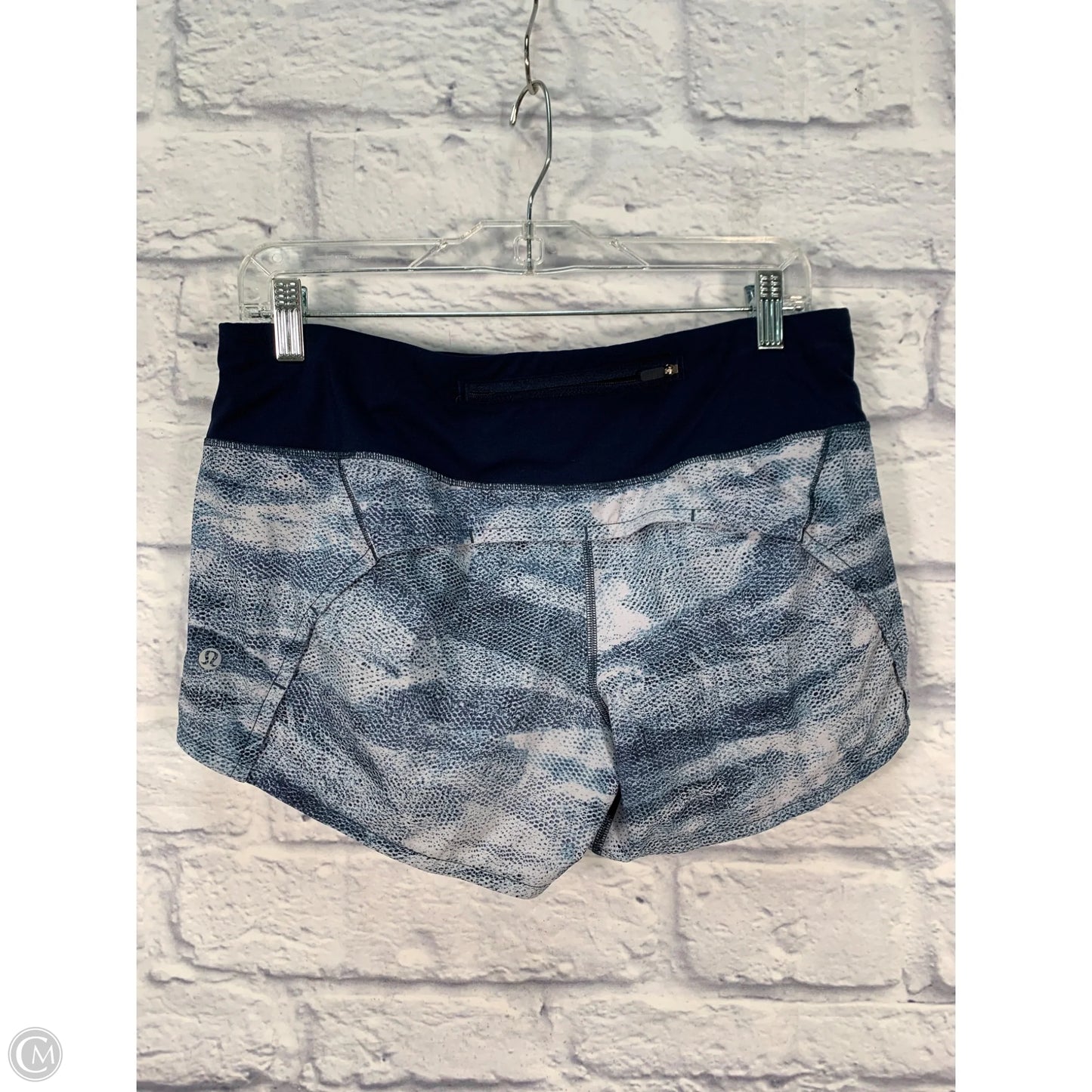Athletic Shorts By Lululemon In Blue, Size: M