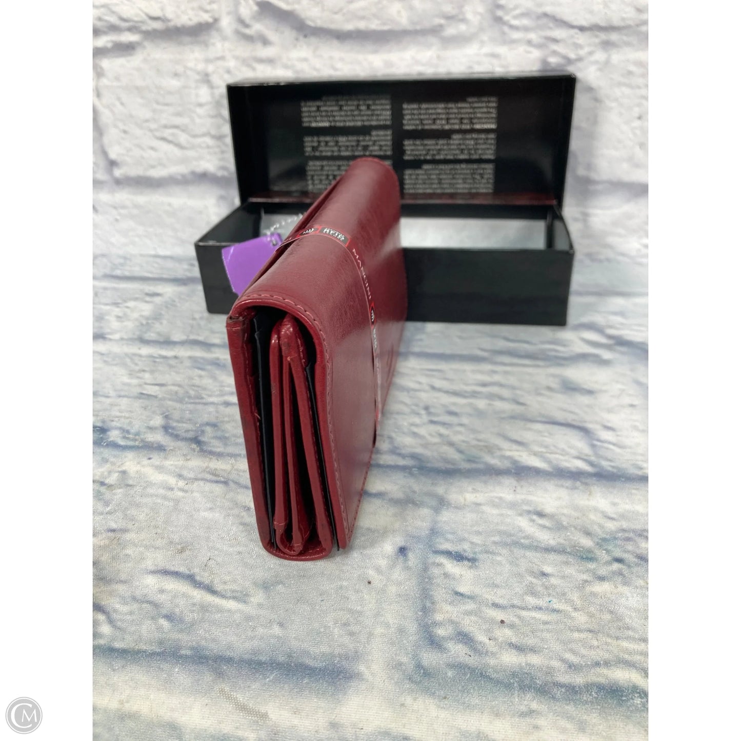 Wallet Leather By Clothes Mentor, Size: Large
