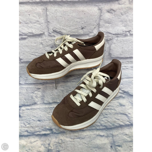 Shoes Sneakers By Adidas In Brown, Size: 7