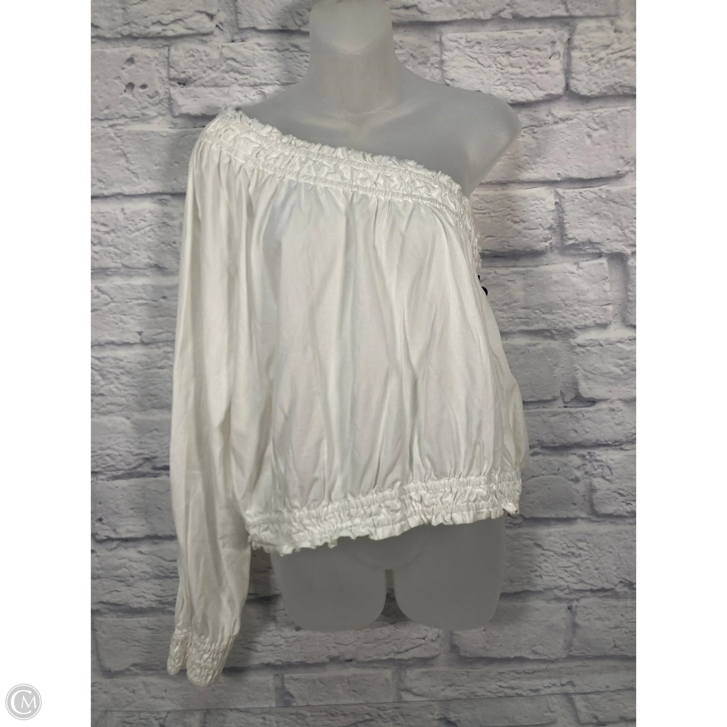 Top Long Sleeve By Free People In White, Size: L