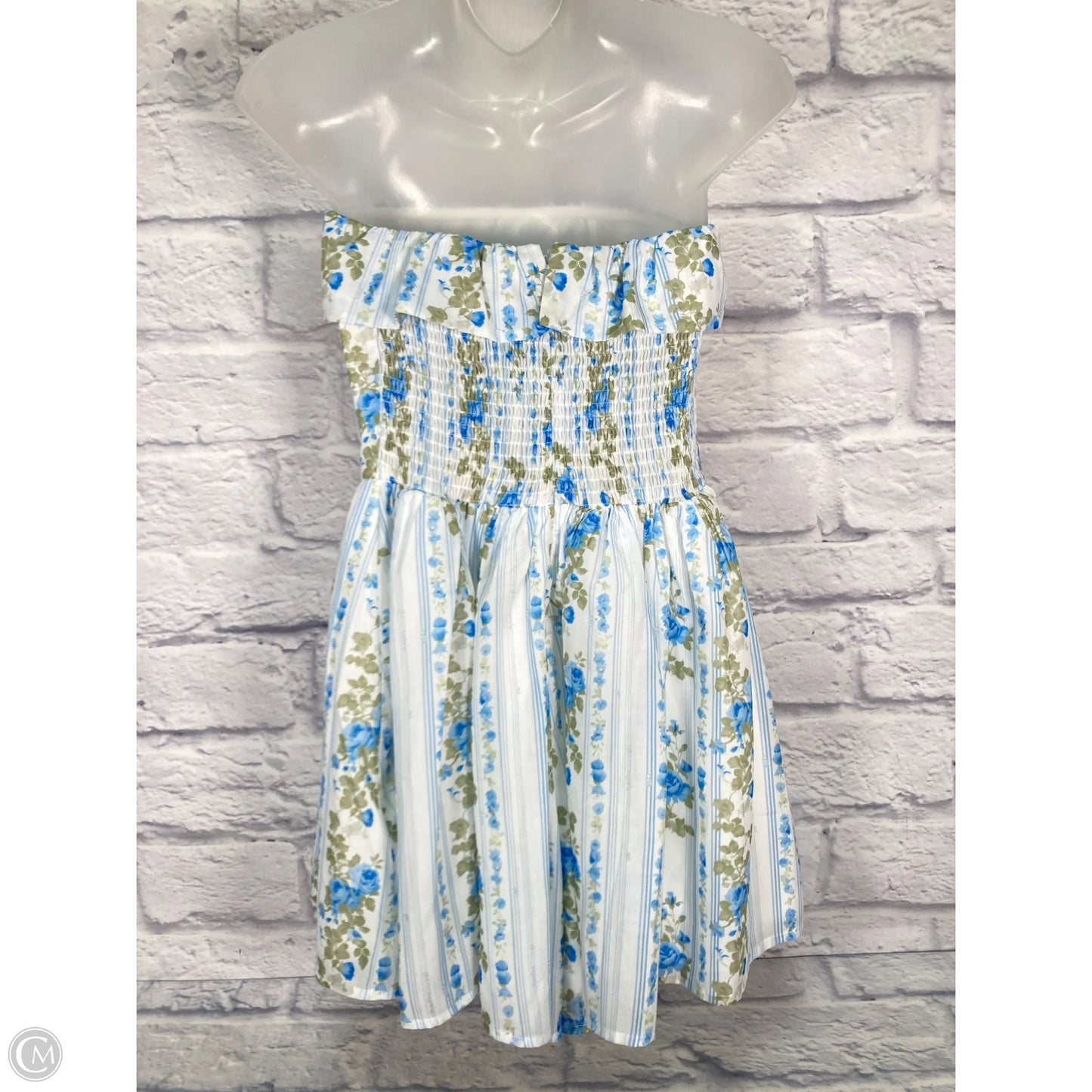 Romper By Mable In Blue & White, Size: M