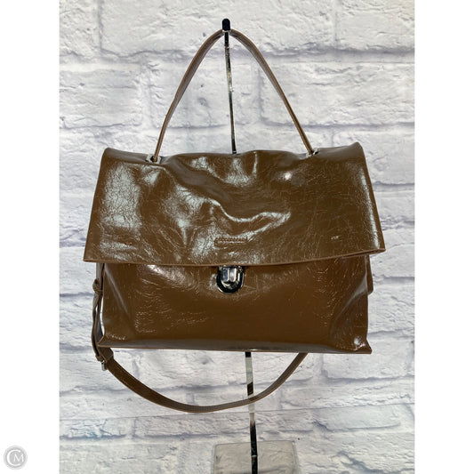 Crossbody Leather By Clothes Mentor, Size: Medium