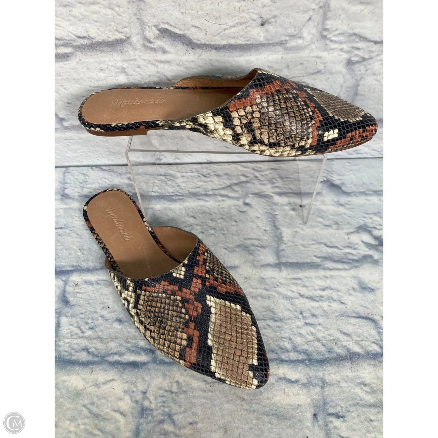 Shoes Flats By Madewell In Snakeskin Print, Size: 8.5
