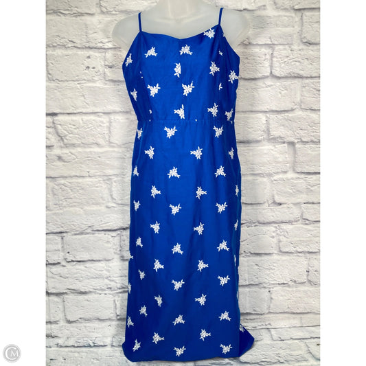 Dress Party Midi By J. Crew In Blue, Size: Xs