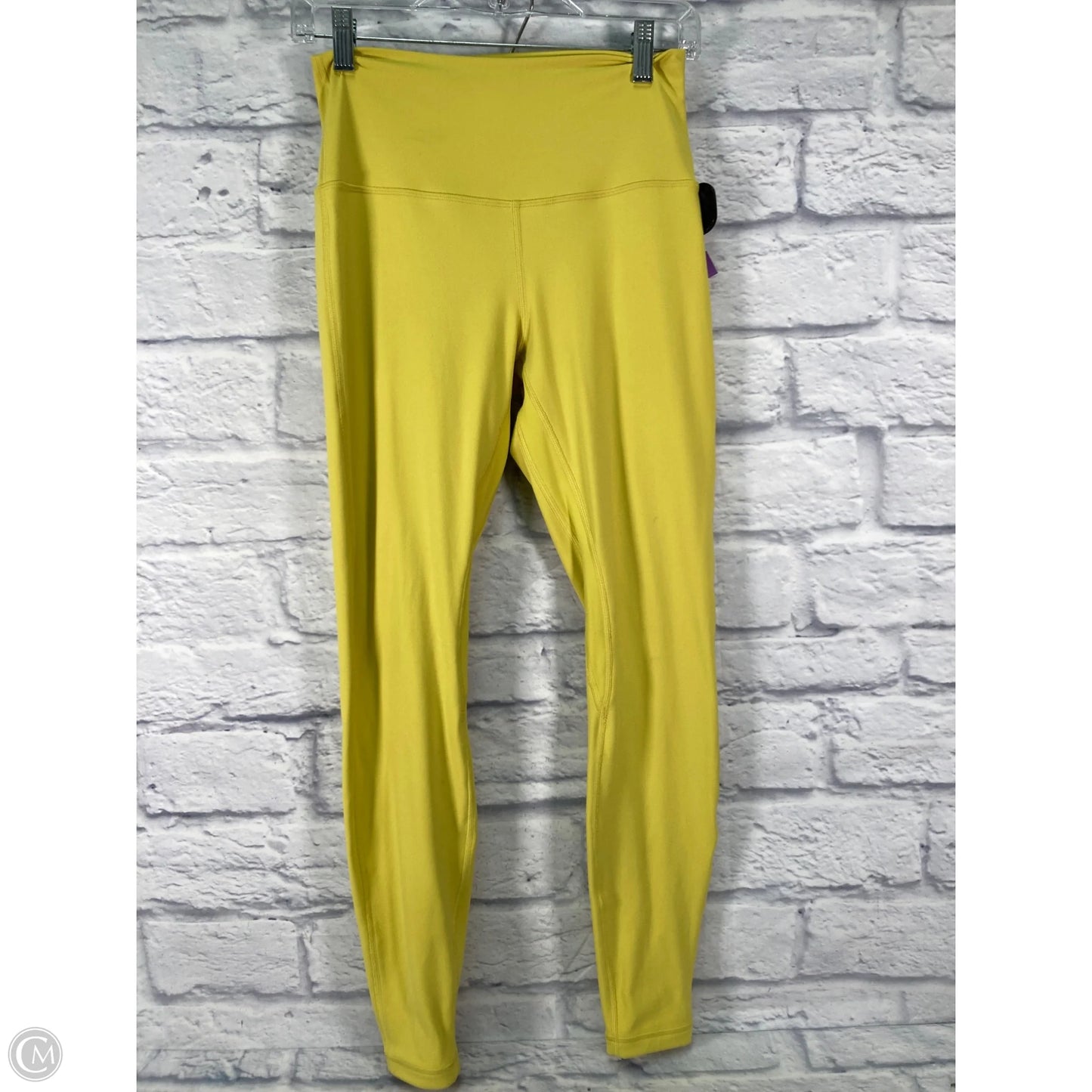Athletic Leggings By Lululemon In Yellow, Size: M