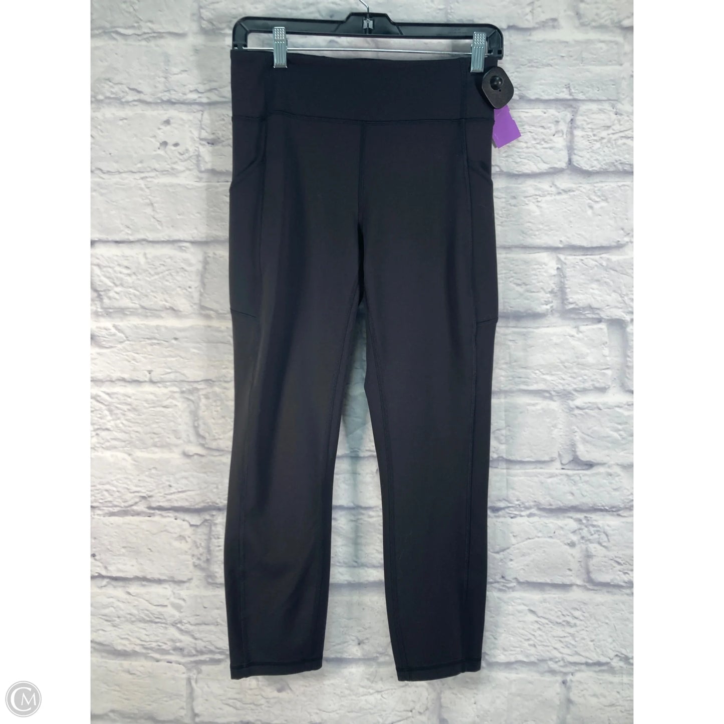 Athletic Capris By Lululemon In Black, Size: M