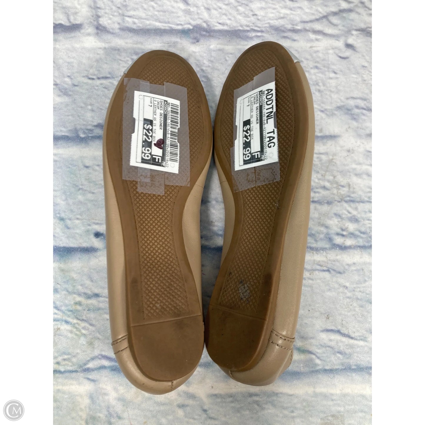 Shoes Designer By Coach In Cream, Size: 7
