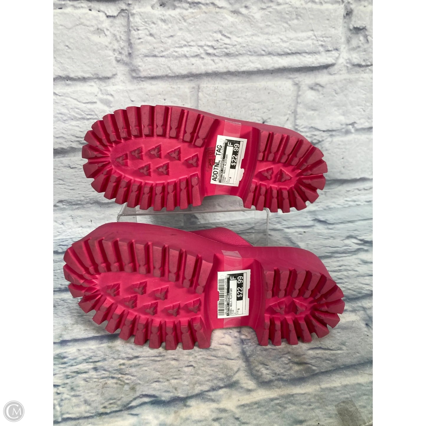 Shoes Heels Platform By Jeffrey Campbell In Pink, Size: 8