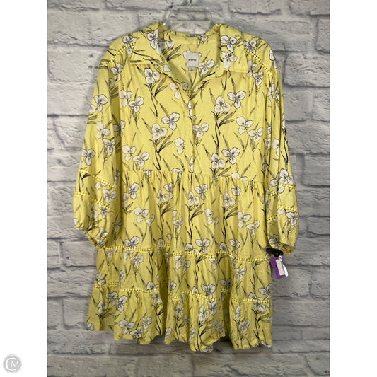 Dress Party Short By Maeve In Yellow, Size: L