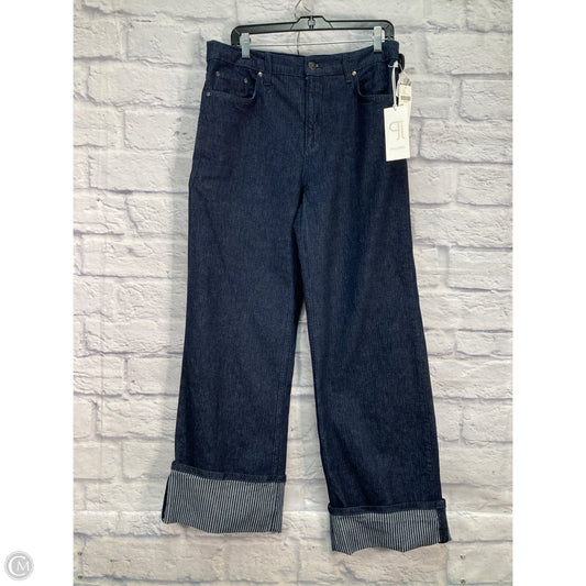 Jeans Straight By Pilcro In Blue Denim, Size: 10