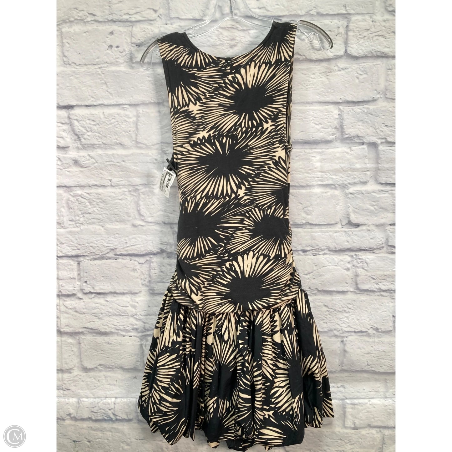 Dress Casual Short By Tracy Reese In Black & Cream, Size: Xs