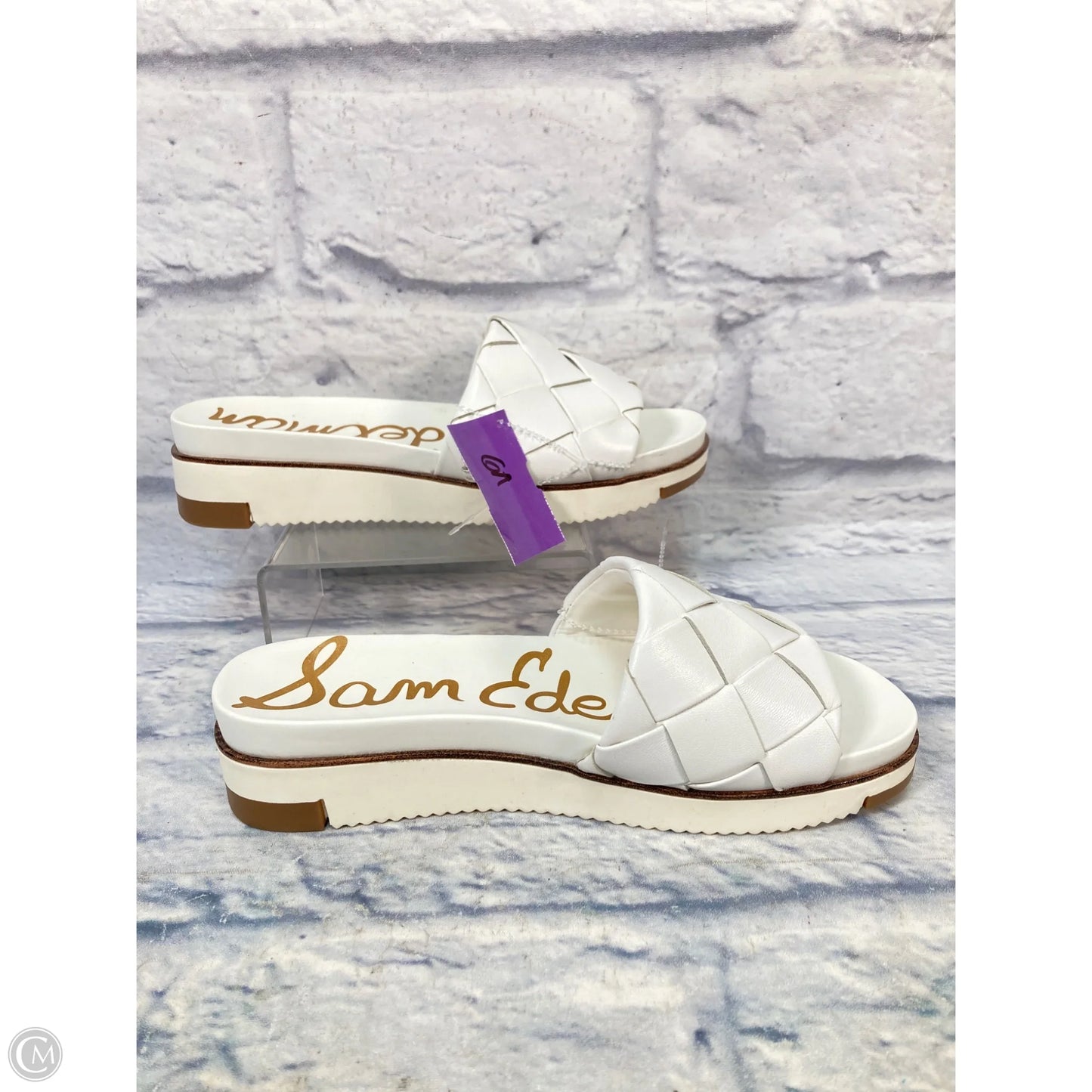 Sandals Heels Platform By Sam Edelman In White, Size: 6.5