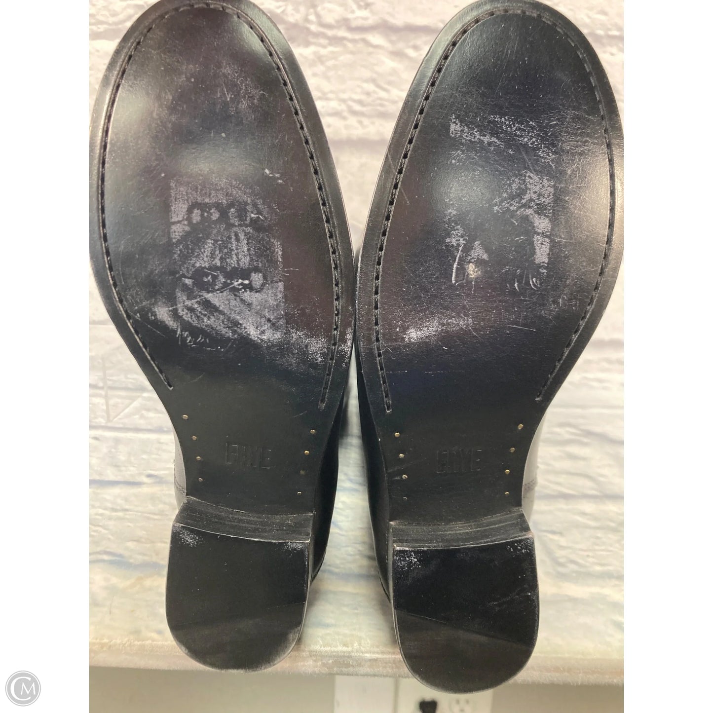 Boots Designer By Frye In Black, Size: 8.5