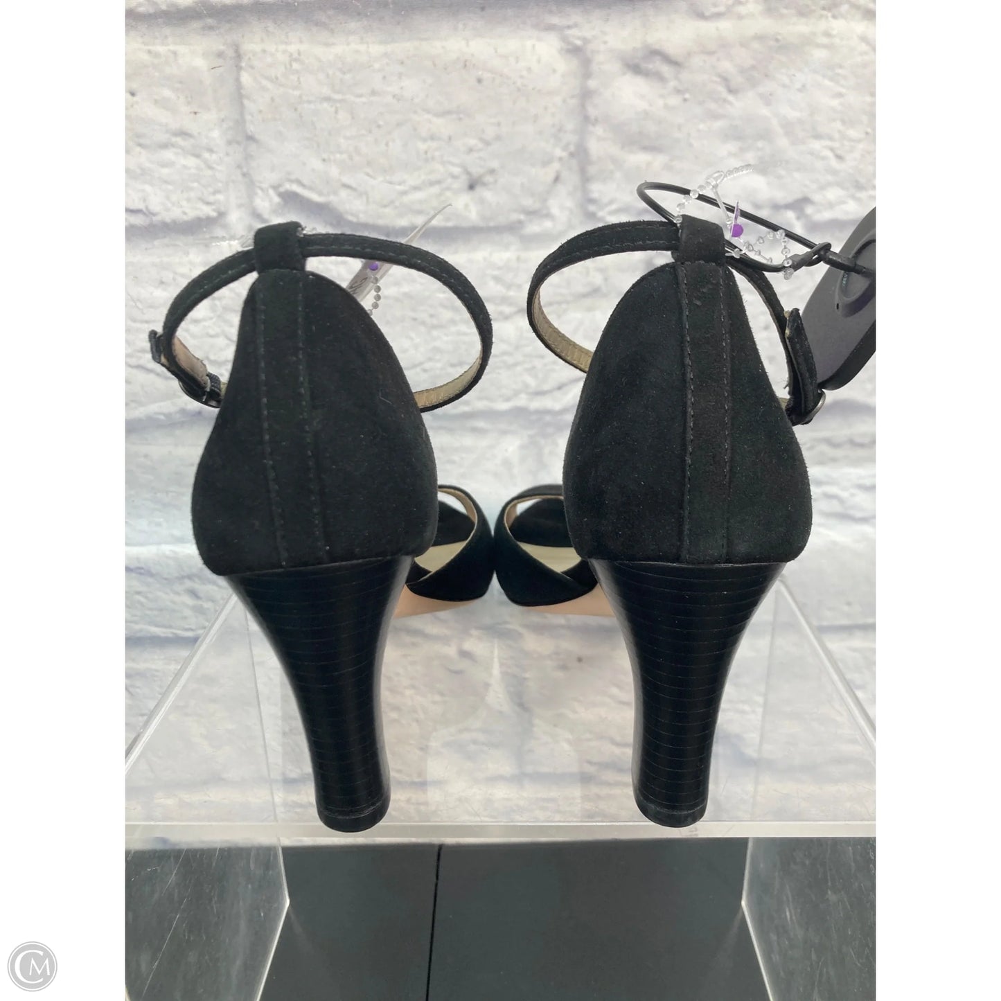 Shoes Heels Block By Johnston & Murphy In Black, Size: 7.5