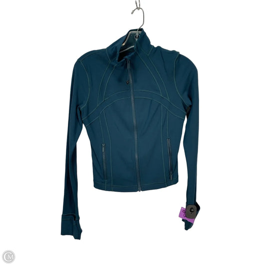 Athletic Jacket By Lululemon In Blue, Size: S