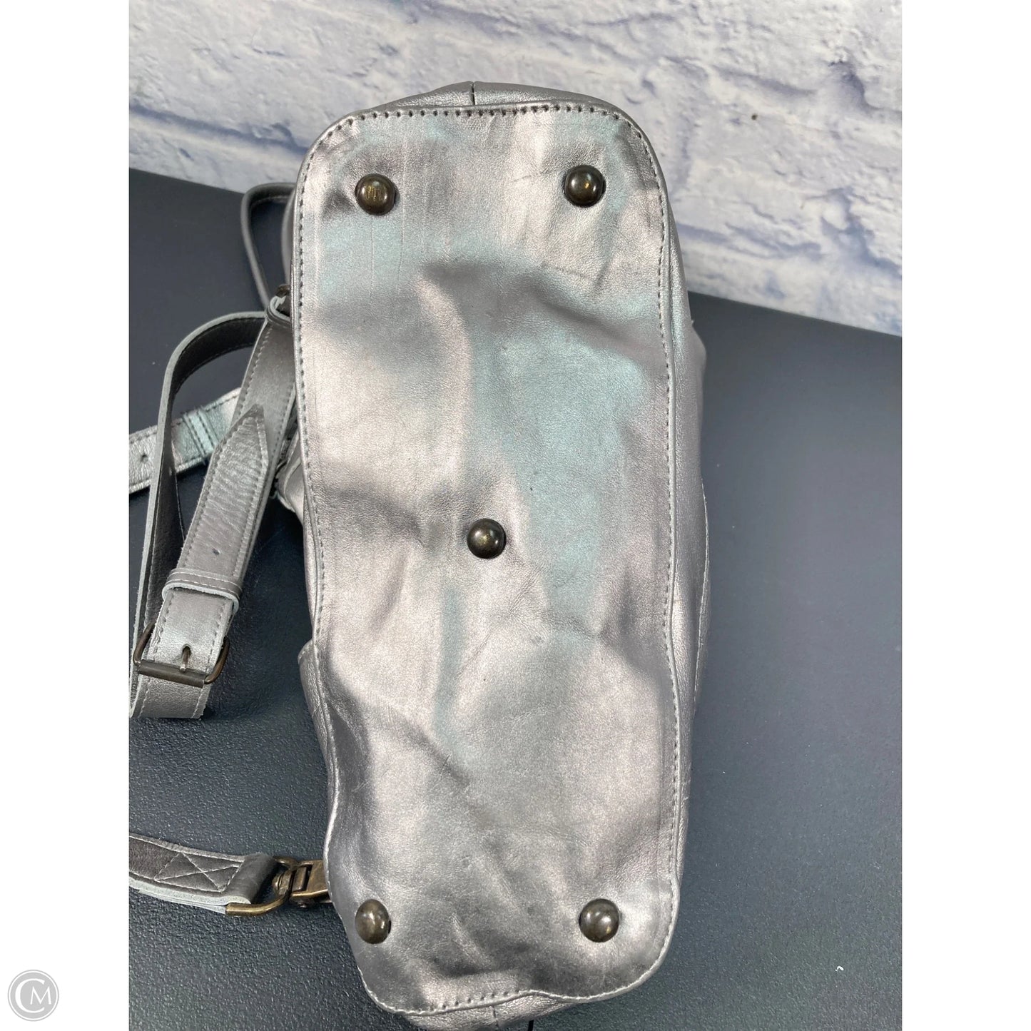 Handbag Leather By Clothes Mentor, Size: Large