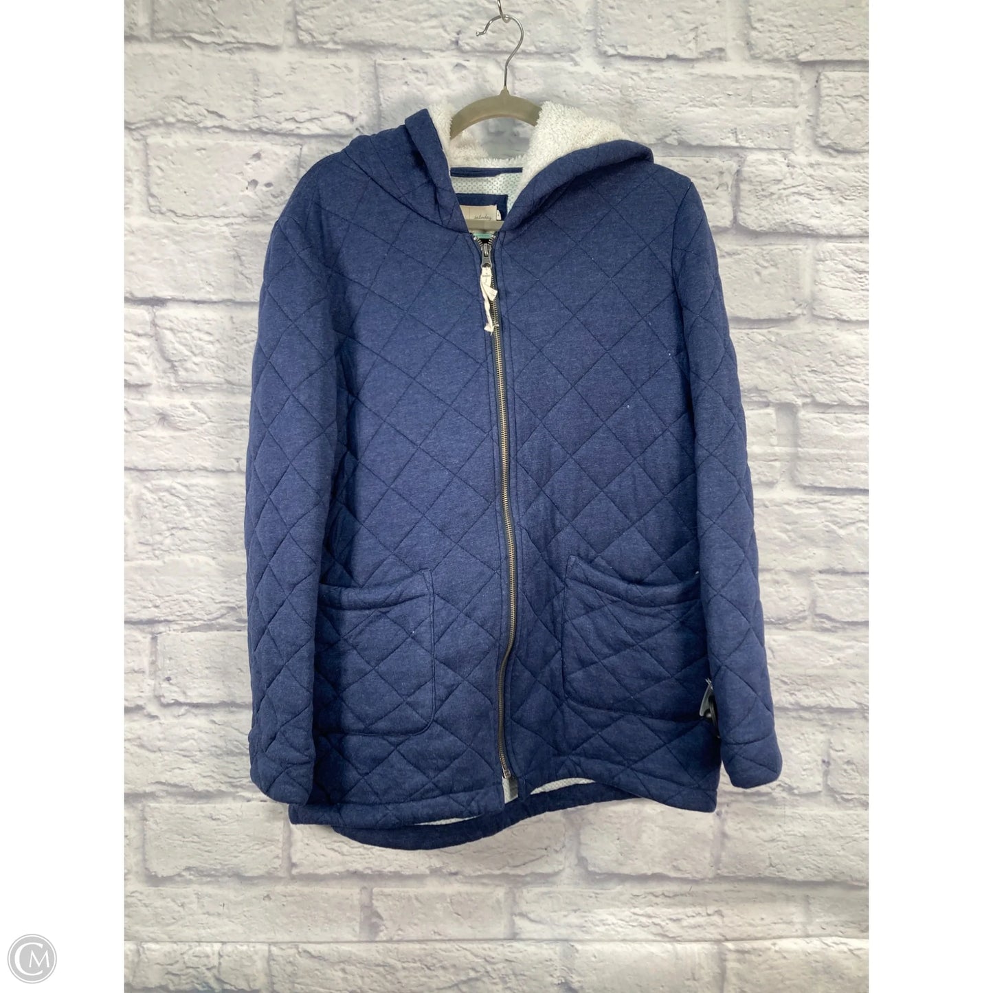 Coat Puffer & Quilted By Saturday/sunday In Navy, Size: M