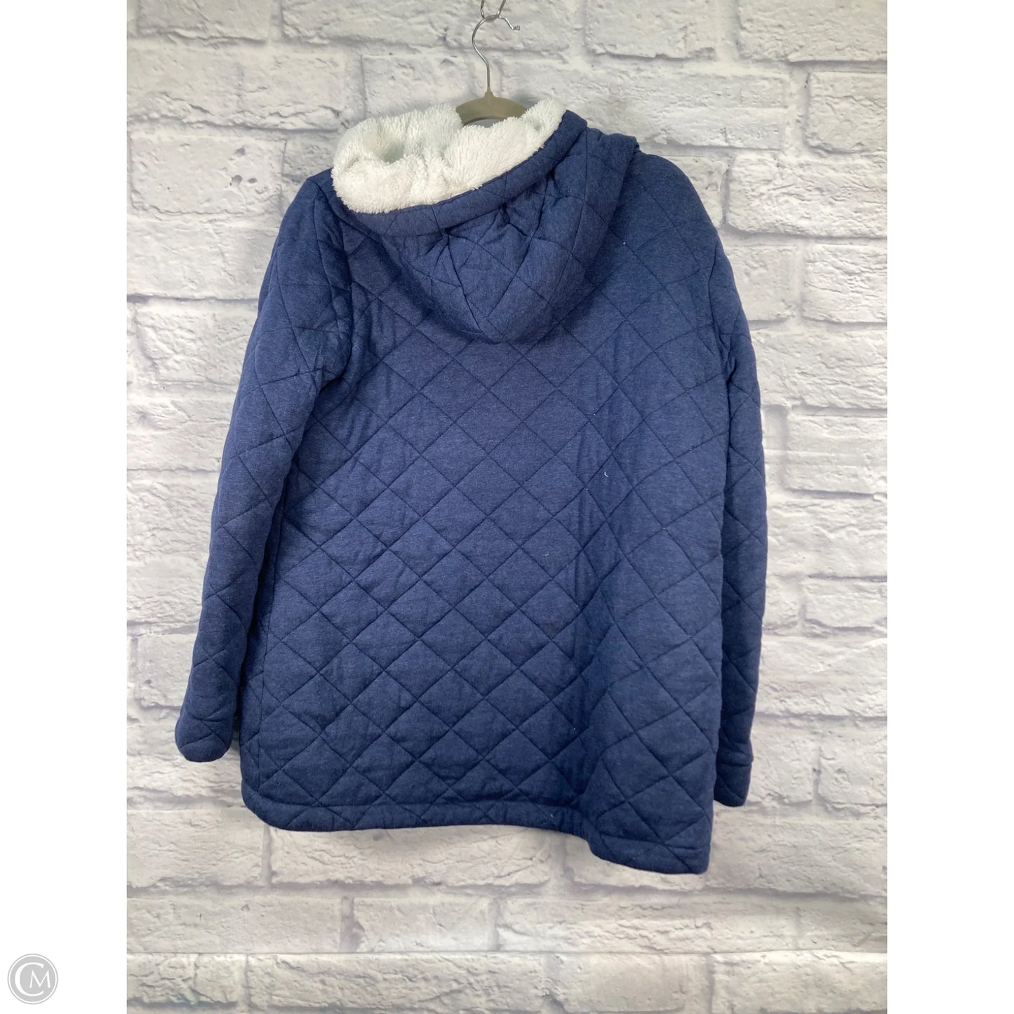 Coat Puffer & Quilted By Saturday/sunday In Navy, Size: M