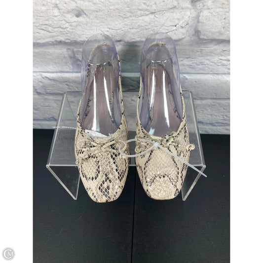 Shoes Flats By Schutz In Snakeskin Print, Size: 8
