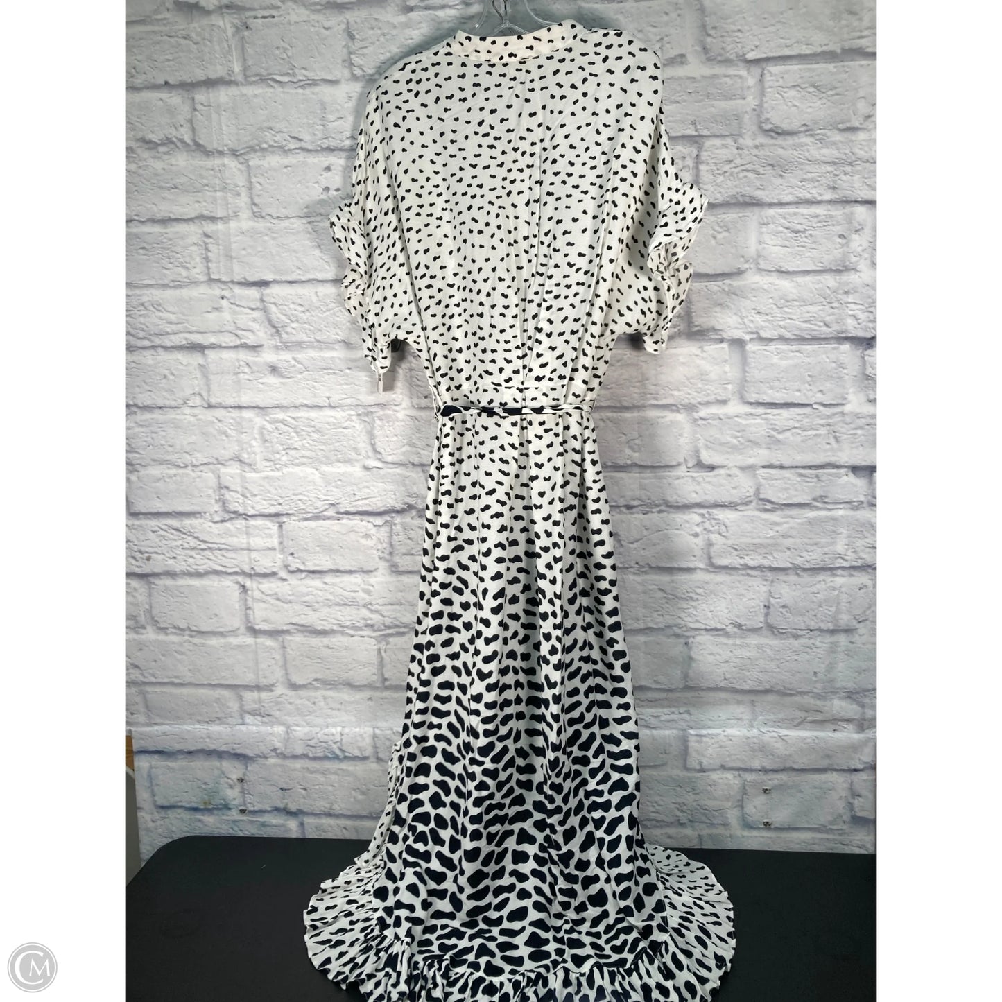 Dress Casual Maxi By Corey Lynn Calter In Black & White, Size: L