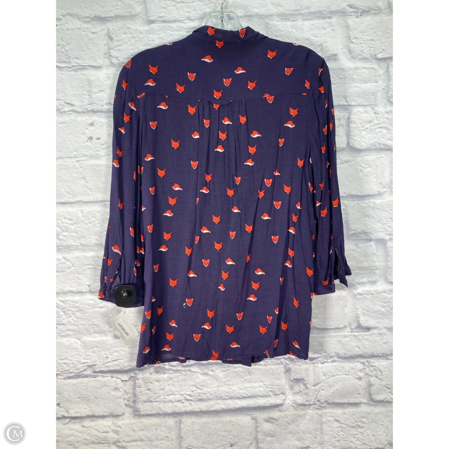 Top 3/4 Sleeve By Maeve In Purple, Size: M