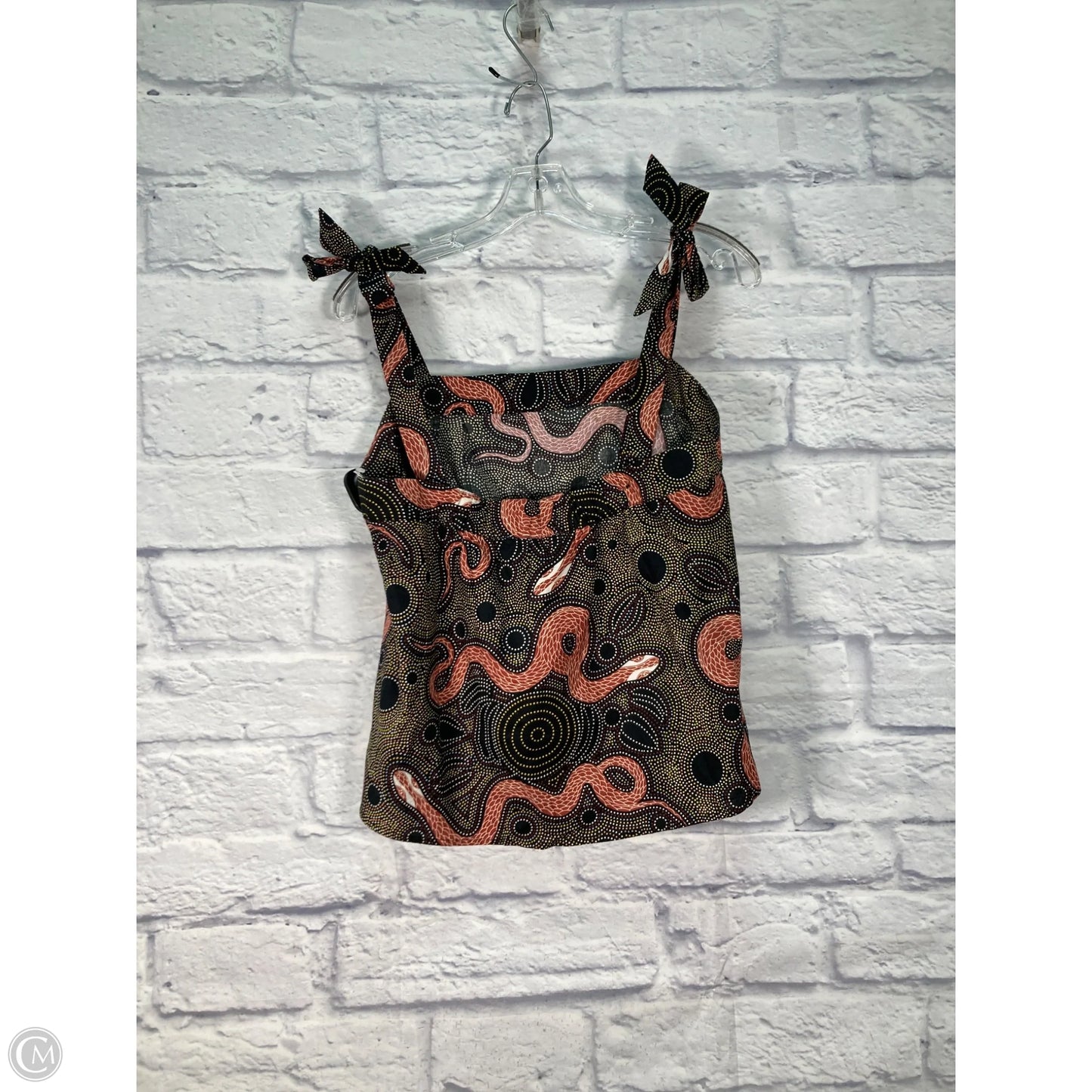 Top Sleeveless By Corey Lynn Calter In Black & Brown, Size: S