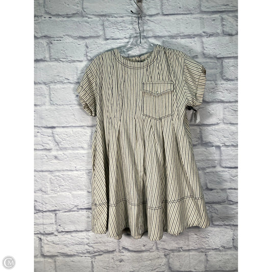 Tunic Short Sleeve By Pilcro In Blue & Cream, Size: Xxs