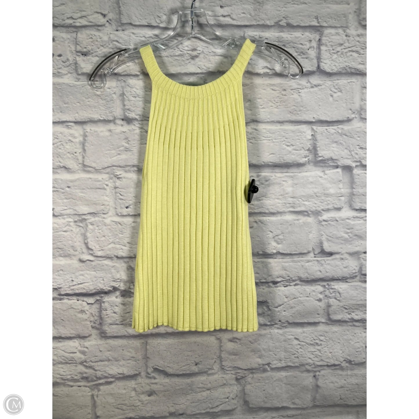 Top Sleeveless By Anthropologie In Yellow, Size: Xs