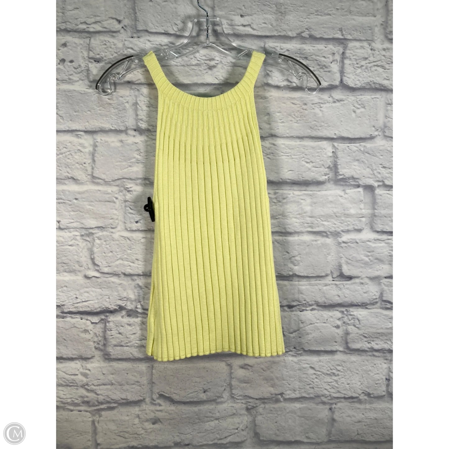 Top Sleeveless By Anthropologie In Yellow, Size: Xs