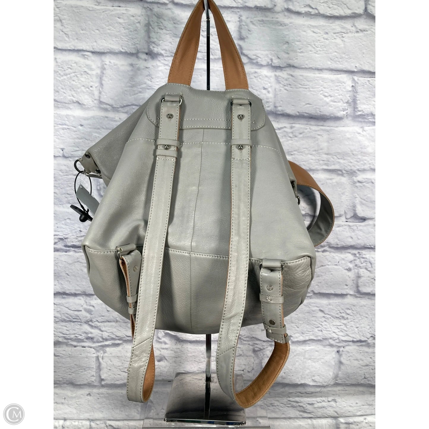 Backpack Leather By Topshop, Size: Large