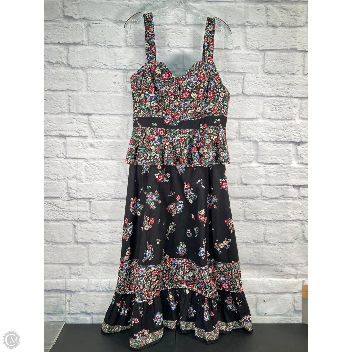 Dress Casual Midi By Hunter Bell In Floral Print, Size: L