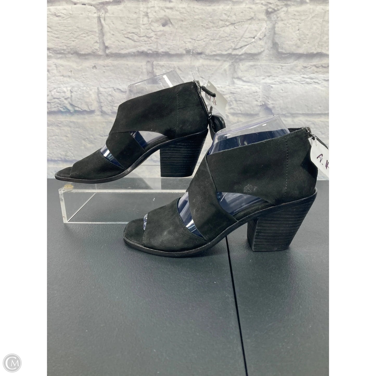 Sandals Heels Block By Eileen Fisher In Black, Size: 7