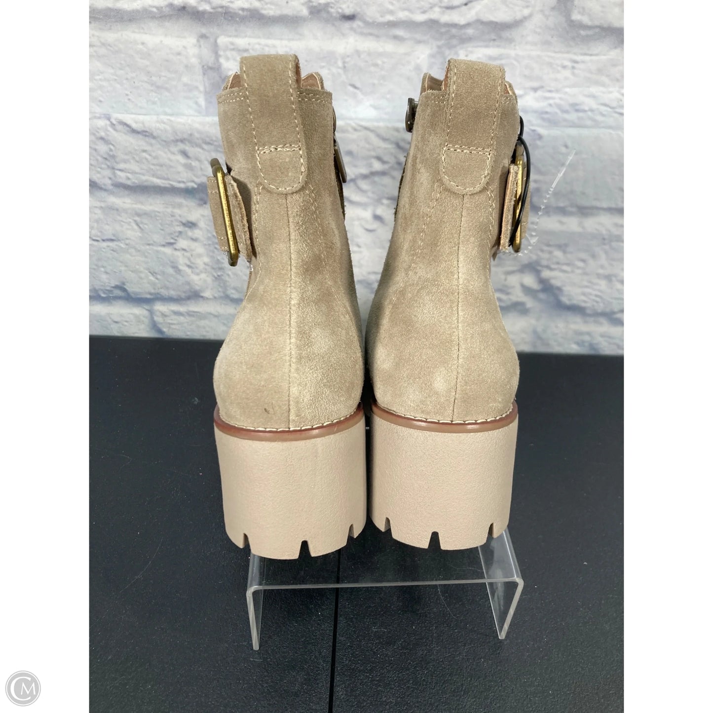 Boots Leather By Blondo In Beige, Size: 8.5
