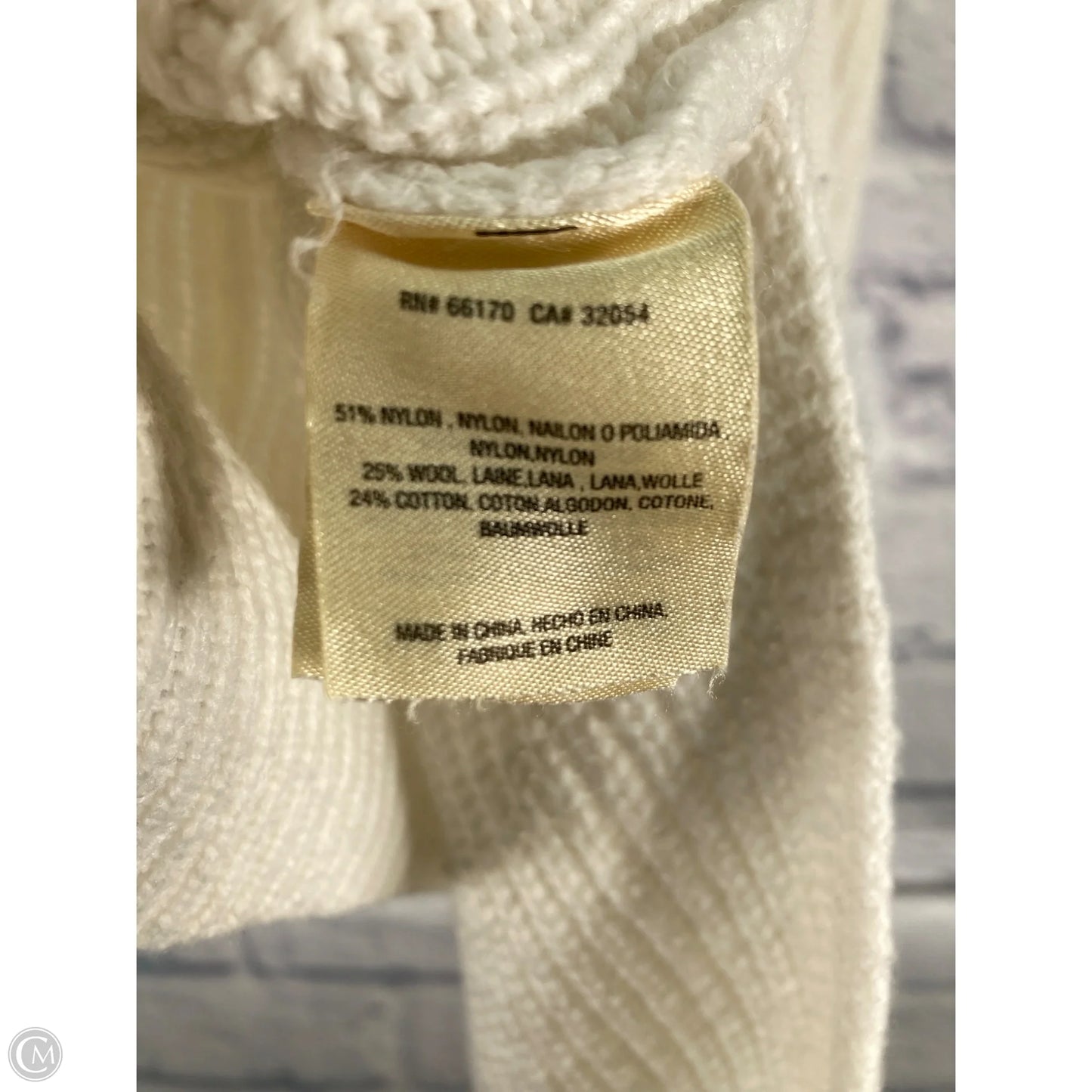 Vest Sweater By Anthropologie In Cream, Size: Xs