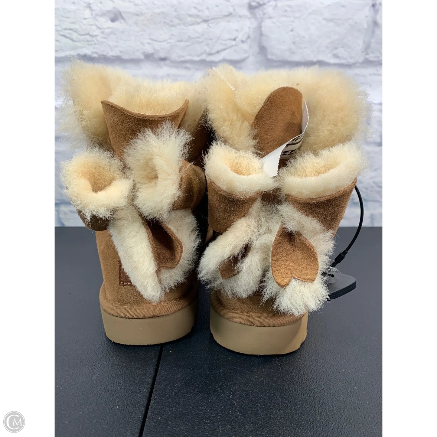 Boots Designer By Ugg In Brown, Size: 10