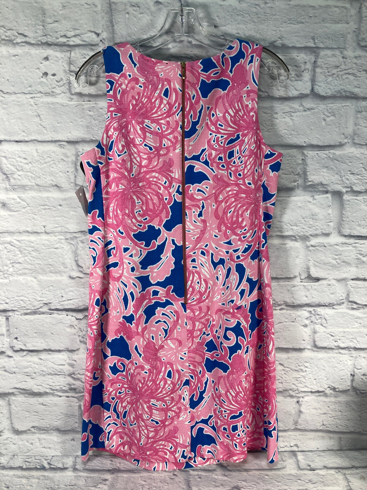 Dress Designer By Just Taylor In Blue & Pink, Size: M