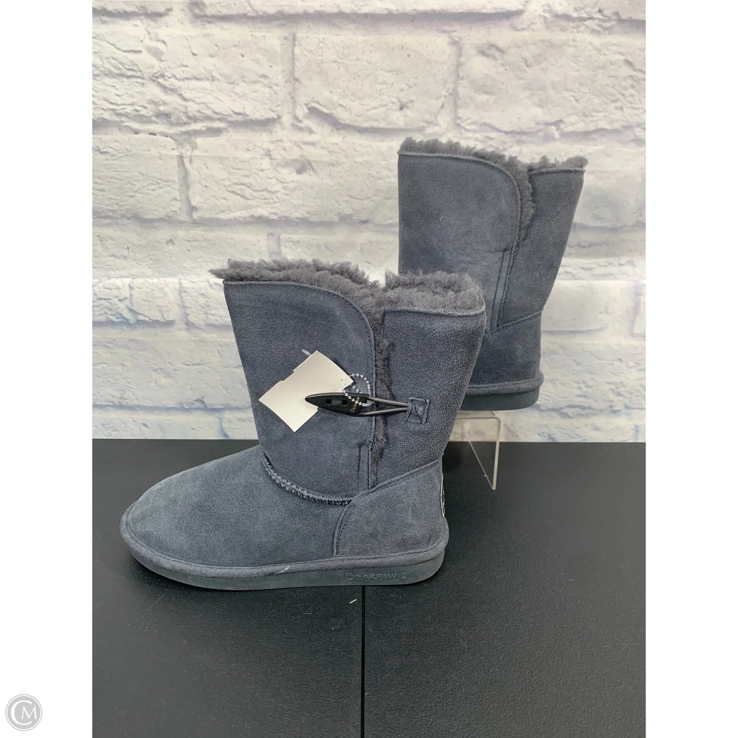 Boots Snow By Bearpaw In Blue, Size: 8