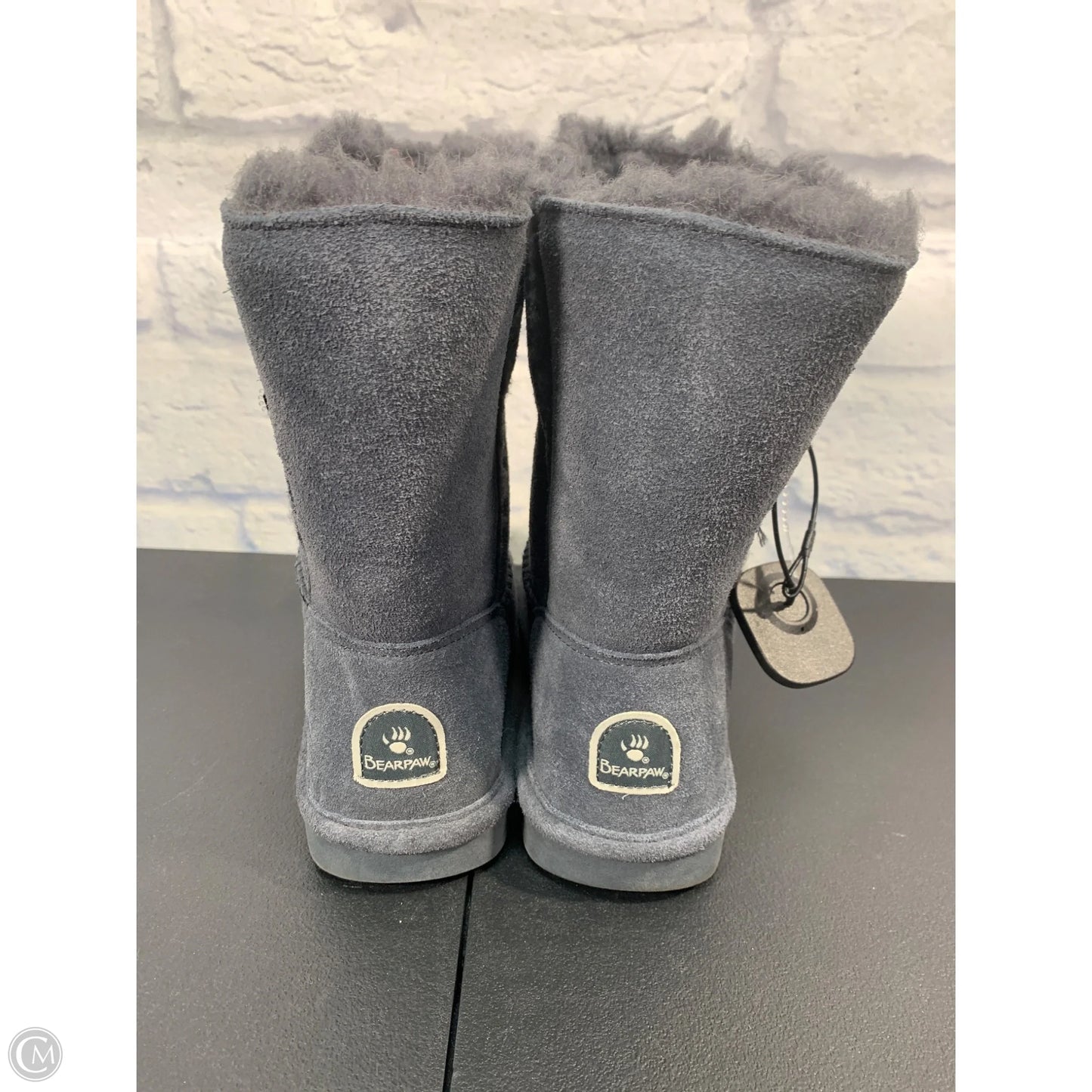 Boots Snow By Bearpaw In Blue, Size: 8